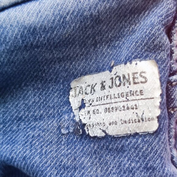 Jack & Jones jeans slim straight fit blue men's size 30x27 - Picture 9 of 15